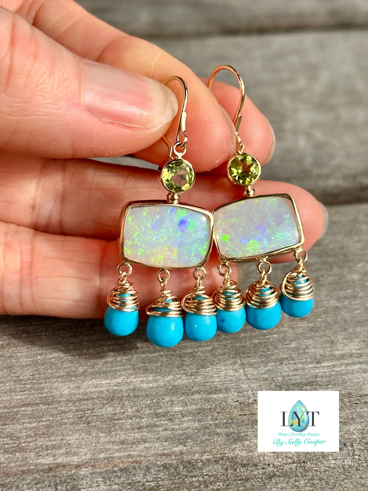 Crystal Opal and Turquoise