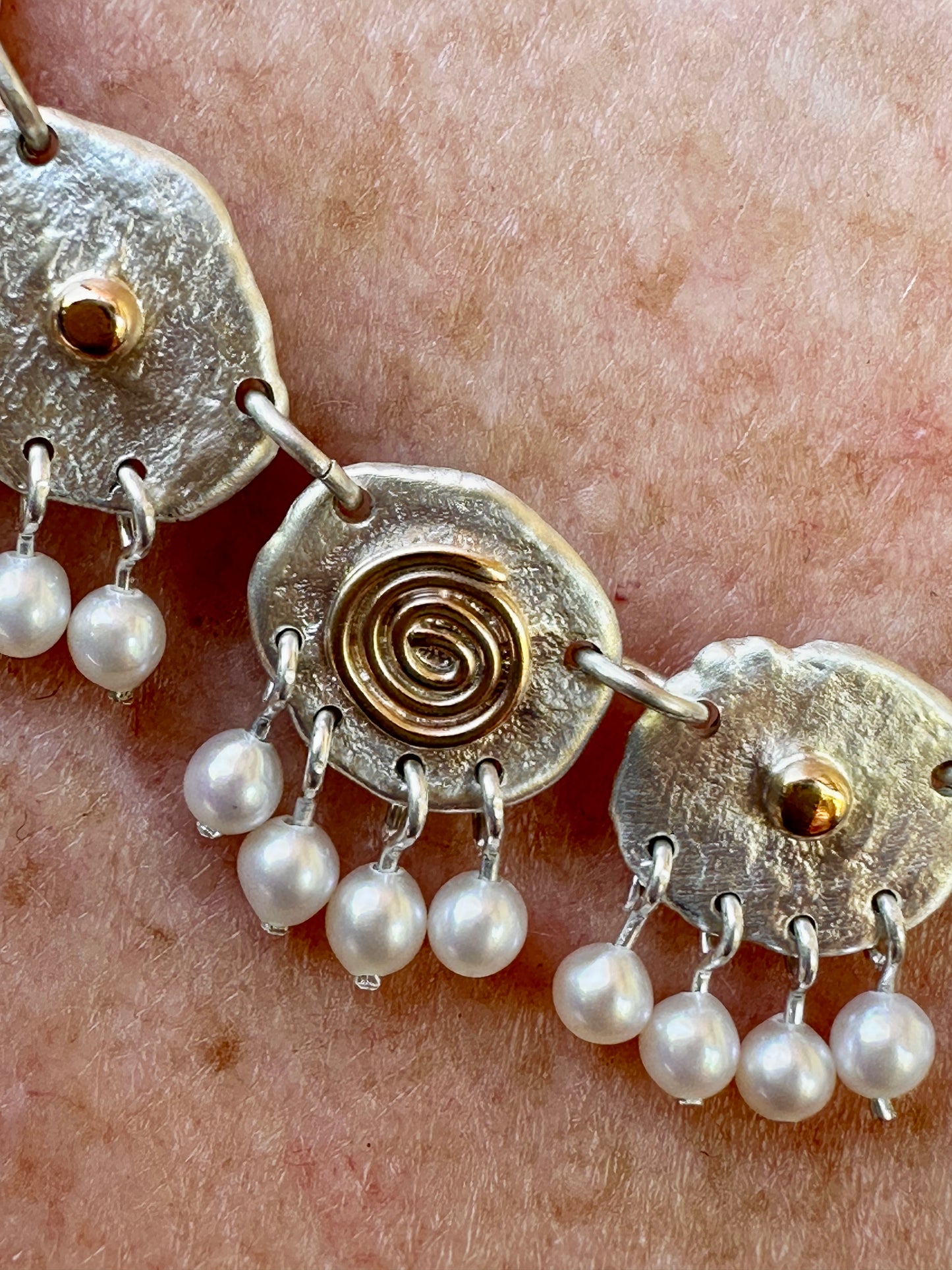 Silver Pearl Necklace