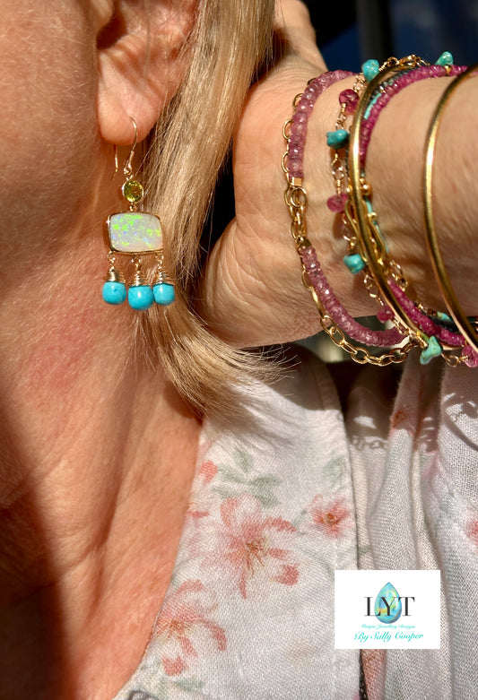 Crystal Opal and Turquoise