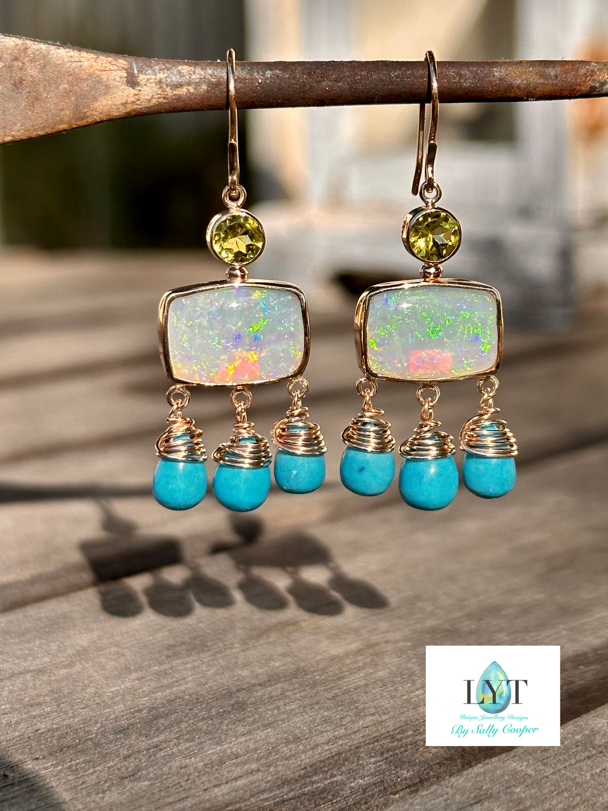 Crystal Opal and Turquoise